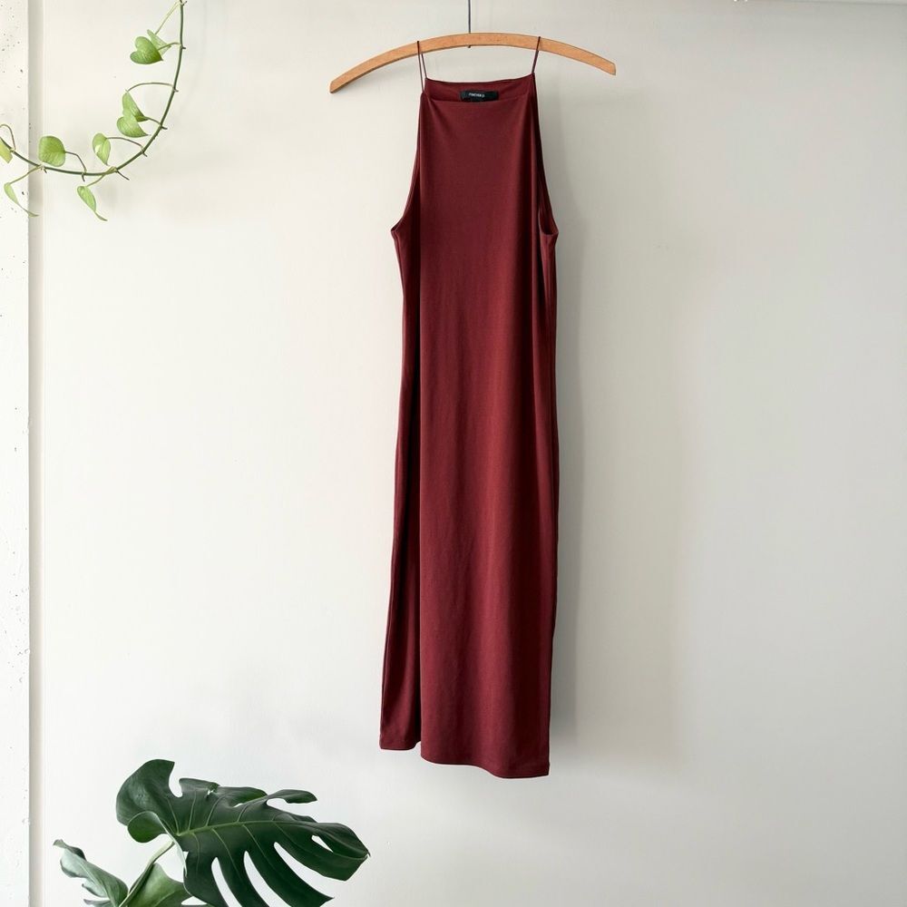 Forever 21 Square Neck Midi Dress‎ S